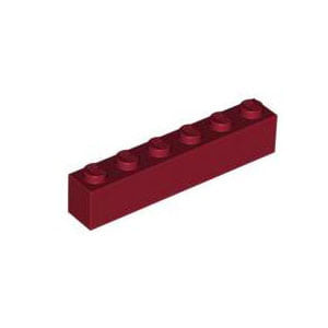 레고 부품 브릭 블럭 다크 레드 Dark Red Brick 1 x 6 4541528