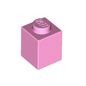 레고 부품 브릭 블럭 밝은 핑크 Bright Pink Brick 1 x 1 4286050
