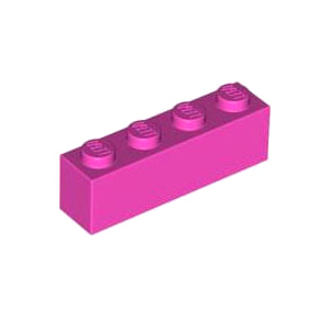 레고 부품 브릭 블럭 다크 핑크 Dark Pink Brick 1 x 4 4621542