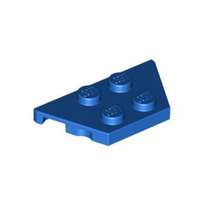 레고 부품 웨지 플레이트 파란색 Blue Wedge, Plate 2 x 4 4609454