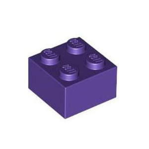 레고 부품 브릭 블럭 다크 퍼플 Dark Purple Brick 2 x 2 4653960