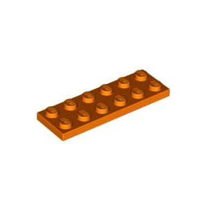 레고 부품 플레이트 오렌지색 Orange Plate 2 x 6 4121741