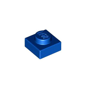 레고 부품 플레이트 파란색 Blue Plate 1 x 1 302423