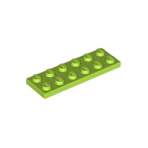 레고 부품 플레이트 라임색 Lime Plate 2 x 6 4621548