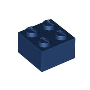 레고 부품 브릭 블럭 다크 블루 Dark Blue Brick 2 x 2 4296785