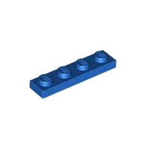 레고 부품 플레이트 파란색 Blue Plate 1 x 4 371023