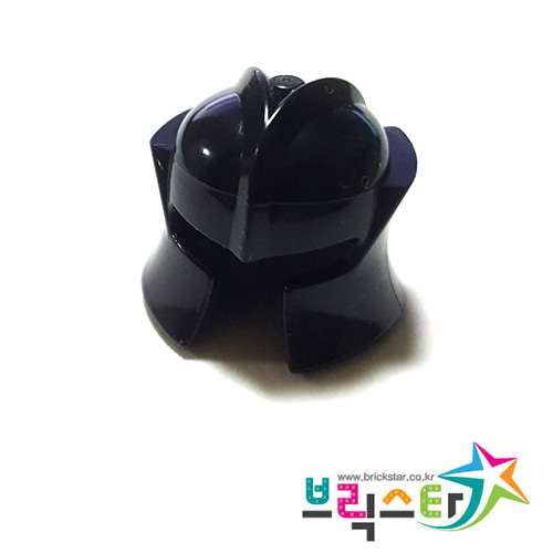 레고 부품 헬멧 검정색 Black Minifigure, Headgear Helmet Castle with Cheek Protection Angled 4226000