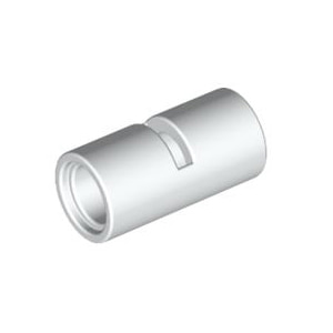 [USED변색있음]레고 부품 테크닉 커넥터 흰색 White Technic, Pin Connector Round 2L with Slot 4526981