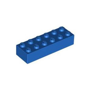 레고 부품 브릭 블럭 파란색 Blue Brick 2 x 6 4181139