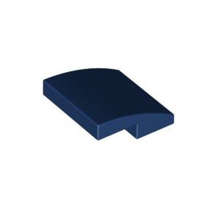 레고 부품 커브 경사 슬로프 다크 블루 Dark Blue Slope, Curved 2 x 2 6061569
