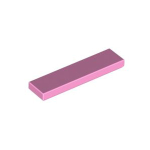 레고 부품 타일 밝은 핑크 Bright Pink Tile 1 x 4 4621552