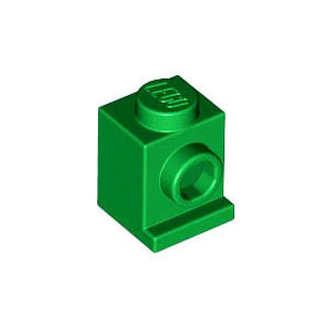 레고 부품 변형 브릭 녹색 Green  Brick, Modified 1 x 1 with Headlight 4187344