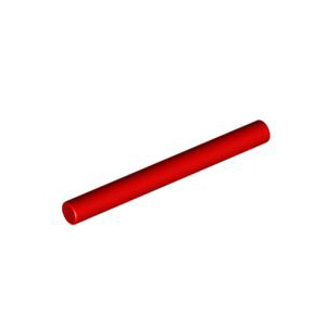 레고 부품 바 막대기 빨간색 Red Bar 4L (Lightsaber Blade / Wand) 4648251