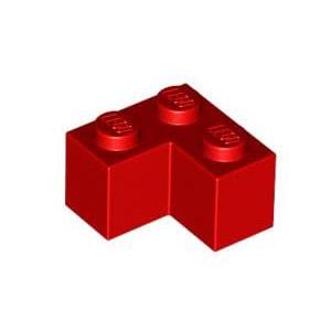 [USED기스많음]레고 부품 브릭 블럭 빨간색 Red Brick 2 x 2 Corner 235721