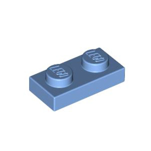 레고 부품 플레이트 미디엄 블루 Medium Blue Plate 1 x 2 4179825