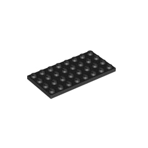 레고 부품 플레이트 검정색 Black Plate 4 x 8 303526