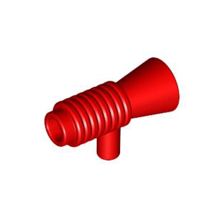 레고 부품 확성기 빨간색 Red Minifigure, Utensil Loudhailer / Megaphone / SW Blaster 434921