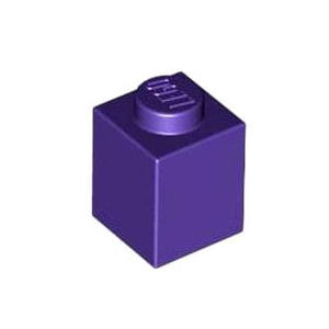 레고 부품 브릭 블럭 다크 퍼플 Dark Purple Brick 1 x 1 4224851