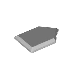 레고 부품 변형 타일 밝은 회색 Light Bluish Gray Tile, Modified 2 x 3 Pentagonal 6245254