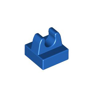 레고 부품 변형 타일 파란색 Blue Tile, Modified 1 x 1 with Clip 6030715