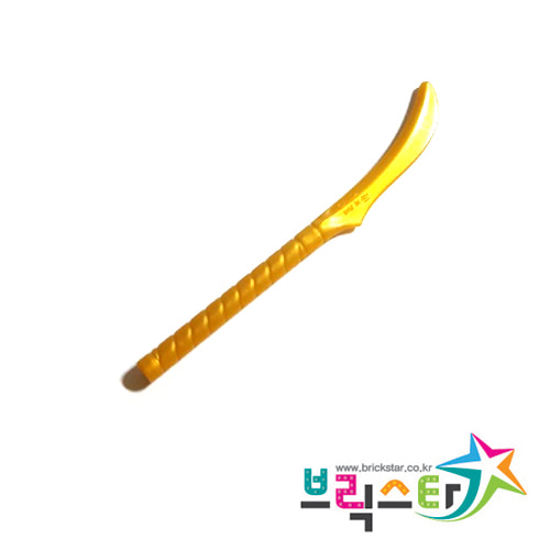 레고 부품 무기 엘프 스워드 진주빛 골드 Pearl Gold Minifigure, Weapon Sword, Elven Warrior 6013711