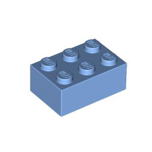 레고 부품 브릭 블럭 미디엄 블루 Medium Blue Brick 2 x 3 4210130