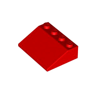 레고 부품 경사 슬로프 빨간색 Red Slope 33 3 x 4 329721