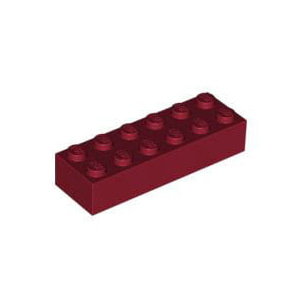 레고 부품 브릭 블럭 다크 레드 Dark Red Brick 2 x 6 6089268