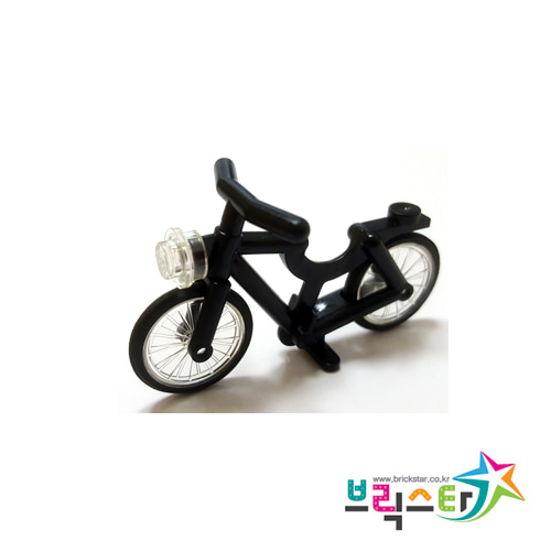 레고 부품 클래식 자전거 검정색 Black Bicycle (2-Piece Wheels)