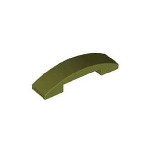 레고 부품 경사 슬로프 더블 올리브 그린 Olive Green Slope Curved 4 x 1 Double 6016482
