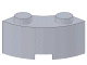 [레고부품]밝은 회색원형 코너 2 x 2Light Bluish Gray