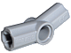 [레고부품]밝은 회색 테크닉둥근핀 구멍과2개 십자축 구멍커넥터3Light Bluish Gray