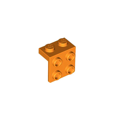 레고 부품 브라킷 오렌지 Orange Bracket 1 x 2 - 2 x 2 6037414