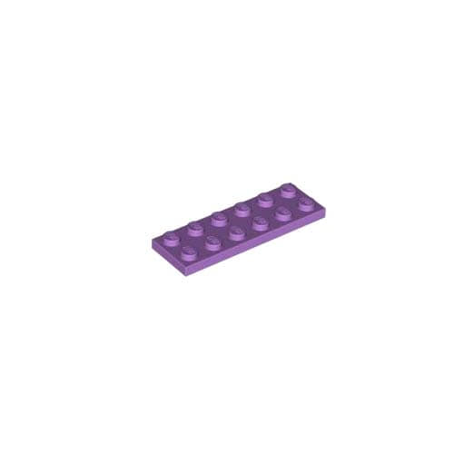 레고 부품 플레이트 미디엄 라벤더 Medium Lavender Plate 2 x 6 4625027