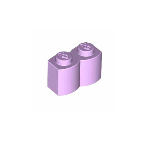 레고 부품 변형 브릭 라벤더 Lavender Brick, Modified 1 x 2 Log 6056283