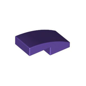 레고 부품 커브 경사 슬로프 다크 퍼플 Dark Purple Slope Curved 2 x 1 6057390