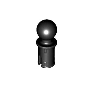 레고 부품 테크닉 핀 검정색 Black Technic Pin with Friction Ridges Lengthwise and Towball 4184169