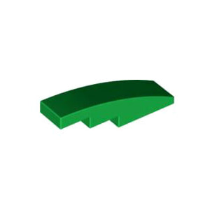 레고 부품 커브 경사 슬로프 녹색 Green Slope Curved 4 x 1 6042951