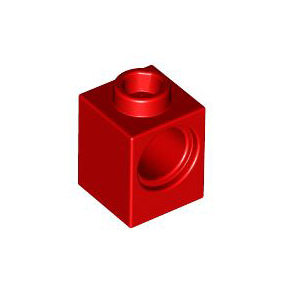 레고 부품 테크닉 브릭 빨간색 Red Technic Brick 1 x 1 with Hole 654121