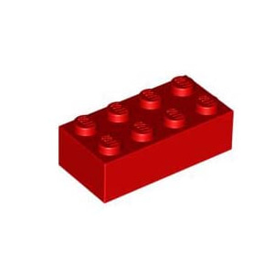 레고 부품 브릭 블럭 빨간색 Red Brick 2 x 4 300121