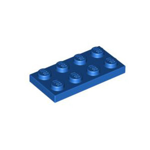레고 부품 플레이트 파란색 Blue Plate 2 x 4 302023
