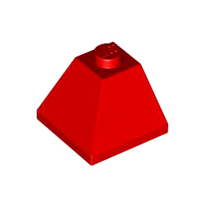 레고 부품 경사 슬로프 빨간색 Red Slope 45 2 x 2 Double Convex 4163087