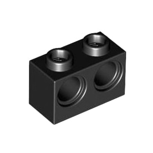 레고 부품 테크닉 브릭 검정색 Black Technic Brick 1 x 2 with Holes 3200026
