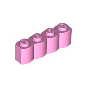 레고 부품 변형 브릭 밝은 핑크 Bright Pink Brick, Modified 1 x 4 Log 4649743