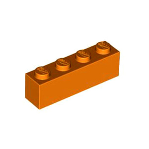 레고 부품 브릭 블럭 오렌지색 Orange Brick 1 x 4 4118827