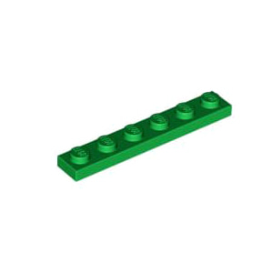레고 부품 플레이트 녹색 Green Plate 1 x 6 366628