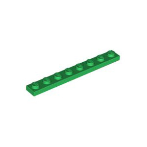 레고 부품 플레이트 녹색 Green Plate 1 x 8  346028