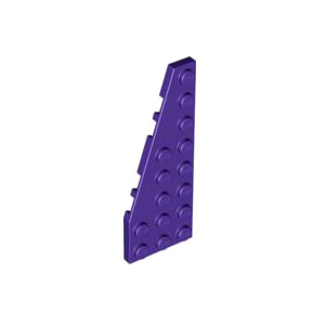 레고 부품 웨지 플레이트 다크 퍼플 Dark Purple Wedge, Plate 8 x 3 Left 6054801