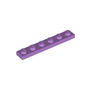 레고 부품 플레이트 미디엄 라벤더 Medium Lavender Plate 1 x 6 4649745