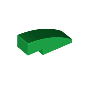 레고 부품 커브 경사 슬로프 녹색 Green Slope, Curved 3 x 1 6039946